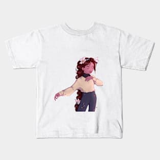 White flowers Kids T-Shirt